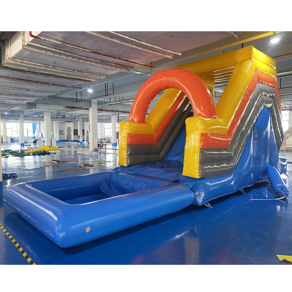 7.5*2.5m Inflatable Water Slide and Pool3