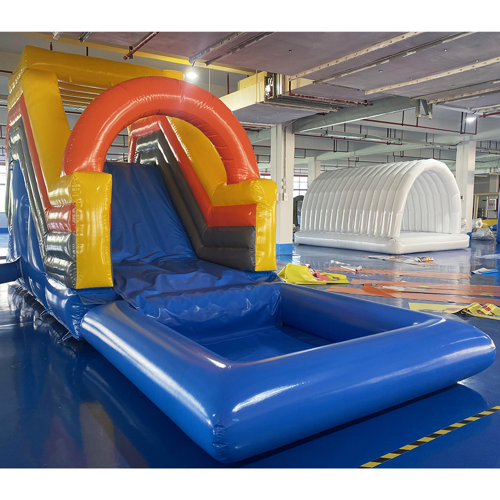 7.5*2.5m Inflatable Water Slide and Pool5