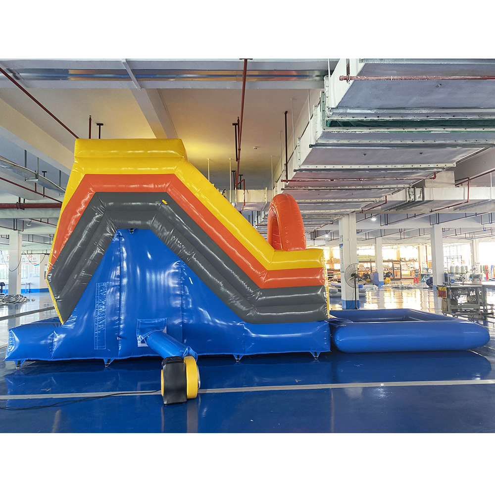 7.5*2.5m Inflatable Water Slide and Pool6