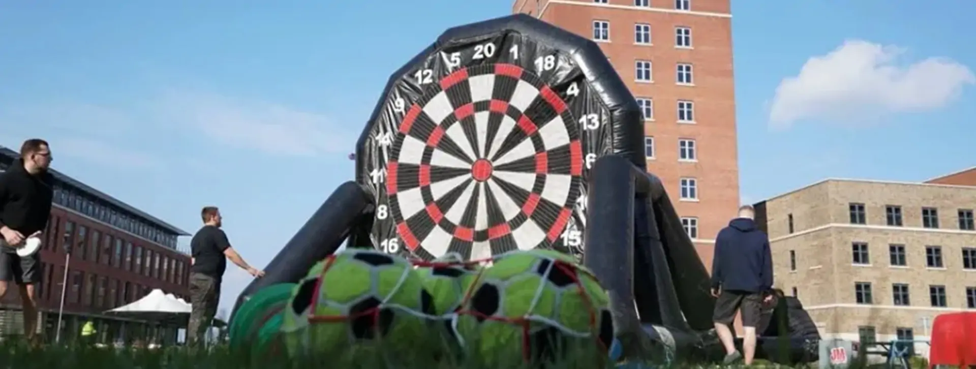 The Rise of Inflatable Water Recreation Products: Transforming Resorts, Beaches & Waterfront Entertainment 3 10ft Inflatable Soccer Dart Board Banner