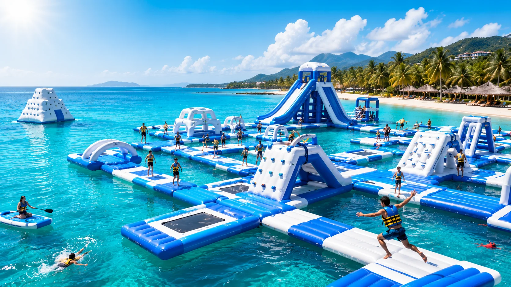 The Future of Inflatable Amusement Equipment: How OEM/ODM Manufacturers Are Transforming Water Parks, Events & Outdoor Entertainment 5 ODM inflatable solution