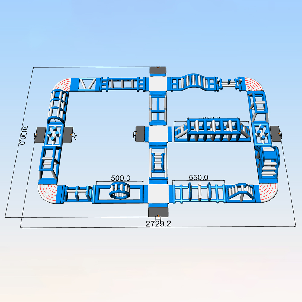 27*20m Inflatable Water Park 06