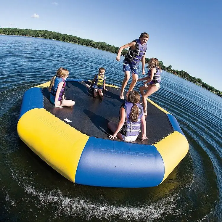 ZRinflatable: Your One Stop Custom Inflatable Equipment Supplier for Global Business Growth 2 Floating Trampoline Details 7