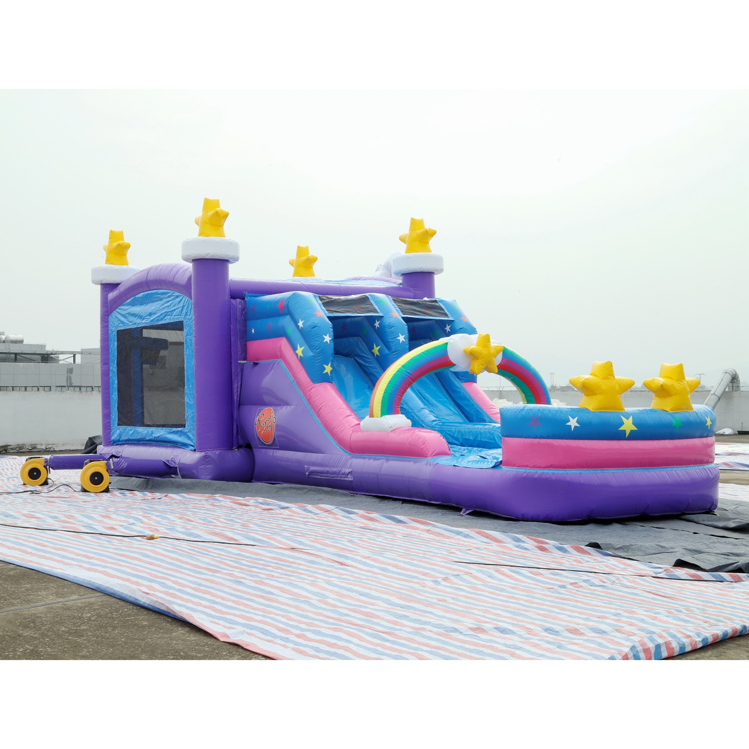 10*5m Unicorn Bounce House and Slide6
