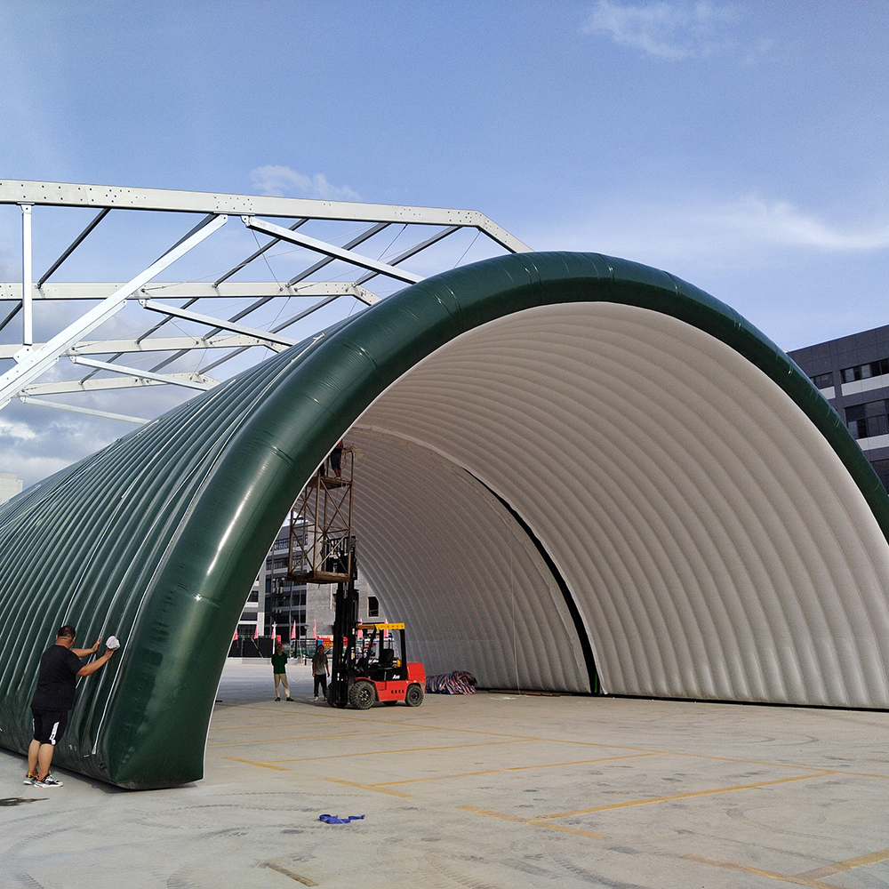 Green Tunnel Inflatable Tent4