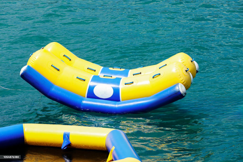 Why Inflatable Team Building Games Are Becoming Essential for Modern Events & Entertainment 3 Water seesaw banner